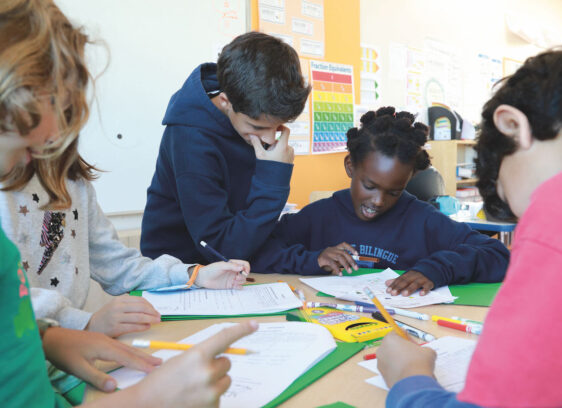 Bilingual Education Bilingual education students in Ecole Bilingue’s three learning tracks become ‘not just bilingual, but bicultural.’